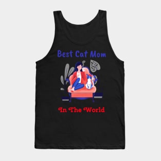 Best Cat Mom In The World Tank Top